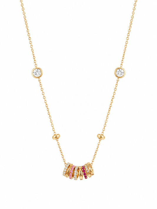 Rainbow Crystal Necklace