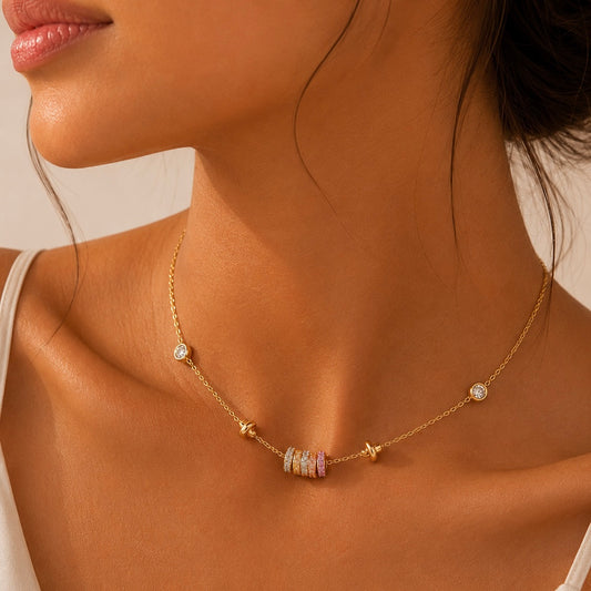 Rainbow Crystal Necklace